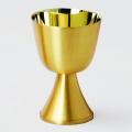  Communion Cup | Satin Gold Finish | Short Design 