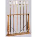  Processional Torch Stand in Oak: Style 3955 