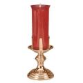  Altar Sanctuary Lamp | 7" | Brass Or Bronze | Round Base 