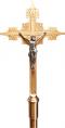  Processional Crucifix | 87” | Bronze Or Brass | Flared Cross 