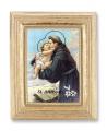  ST. ANTHONY GOLD STAMPED PRINT IN GOLD FRAME 