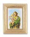  ST. JOSEPH GOLD STAMPED PRINT IN GOLD FRAME 