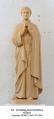  St. Stanislaus Kostka Statue in Linden Wood, 48"H 