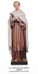  St. John of the Cross Statue in Linden Wood, 36\" & 48\"H 