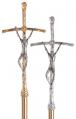  Processional Crucifix | 90” | Bronze Or Brass | Papal Style 
