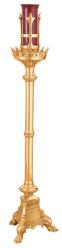  Floor Sanctuary Lamp | 44\" | Bronze Or Brass | Footed Base 