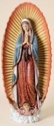  Our Lady of Guadalupe Statue in a Resin/Stone Mix, 32\"H 
