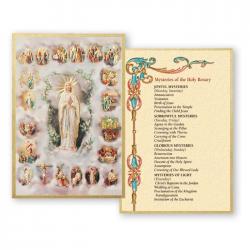  MYSTERIES OF THE ROSARY MOSAIC PLAQUE 