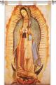  Multi-Color Tapestry - Our Lady of Guadalupe - Cotton 