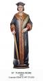  St. Thomas More Statue in Linden Wood, 48"H 