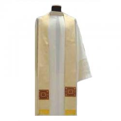  Overlay/Deacon Stole in Assisi Gold Lame Fabric 