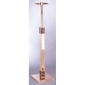  Processional Candlestick | 44” | Bronze Or Brass | Square Base 