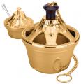  Thurible & Incense Boat | Bronze Or Brass | Single Chain 