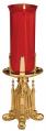  Altar Sanctuary Lamp | 7" | Brass Or Bronze | Footed Base 