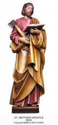  St. Matthew the Apostle/Evangelist Statue in Fiberglass, 36\"H 