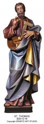  St. Thomas the Apostle Statue in Fiberglass, 36\"H 