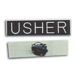  Usher, Deacon or Greeter Badge with Pin 