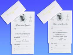  Protestant Marriage/Wedding/Unity Certificate 