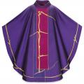  Dark Purple Gothic Chasuble - Sentia Fabric 