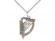  Irish Harp Knot Neck Medal/Pendant Only 
