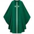  Green Gothic Chasuble - Eucharist Motif - Pius Fabric 