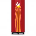  Red Ambo/Lectern Cover - Holy Spirit - Pius Fabric 