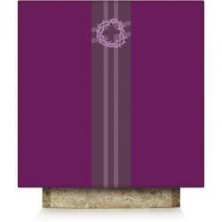  Purple \"Crown of Thorns\" Altar Cover - Pius Fabric 