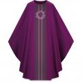 Purple Gothic Chasuble - Crown of Thorns Motif - Pius Fabric 