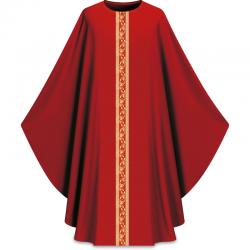  Red Gothic Chasuble - Pius Fabric 