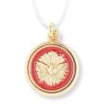  RED CONFIRMATION PENDANT ON WHITE CORD (2 PC) 