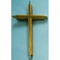  Cross | Wall | 7 Sizes | Wood | Bronze Or Brass Insert 