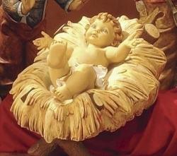  \"Manger for Infant Jesus\" Figure for Christmas Nativity 