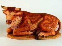  \"Seated Ox\" Figure for Christmas Nativity 