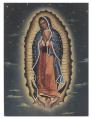  O.L. OF GUADALUPE SMALL GOLD EMBOSSED PLAQUE 
