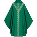  Green Gothic Chasuble Set - 4 Colors - Dupion Fabric 