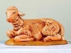  \"Seated Sheep\" Figure for Christmas Nativity 