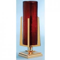  Altar Sanctuary Lamp | 5\" | Brass Or Bronze | Square Base 