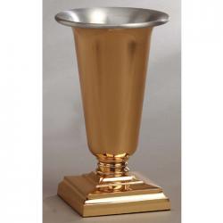  Altar Vase | 11\" | Bronze Or Brass | Square Base 