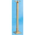  Floor Candlestick | 44" | Brass Or Bronze | Square Column & Base 