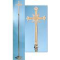  Processional Cross | 90" | Bronze Or Brass | Budded Cross 