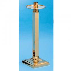  Paschal Candlestick | 28\" | Brass Or Bronze | Square Column & Base 