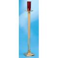  Floor Sanctuary Lamp | 48" | Bronze Or Brass | Square Column & Base 