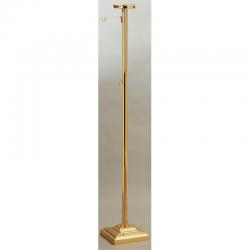  Thurible & Incense Boat Stand | Bronze Or Brass |1 Shelf | 2 Hooks | Square Base 