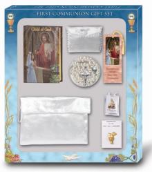  CHILD OF GOD GIRL\'S 7 PIECE DELUXE FIRST COMMUNION GIFT SET 