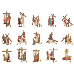 14 Stations/Way of the Cross - Polyester - Poly-Chrome Finish 