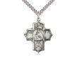  4-Way Our Lady of Mount Carmel Medal/Pendant Only 