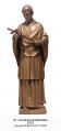 St. Charles Borromeo Statue - Bronze Metal (Custom) 