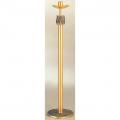  Satin Finish Bronze Paschal Candlestick: 5757 Style - 48" Ht - 1 15/16" Socket 