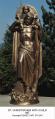  St. Christopher Statue w/Jesus Statue - Bronze Metal (Custom) 