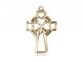  Celtic Shamrock Cross Neck Medal/Pendant Only 